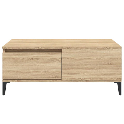 vidaXL Couchtisch Sonoma-Eiche 90x50x36,5 cm Holzwerkstoff