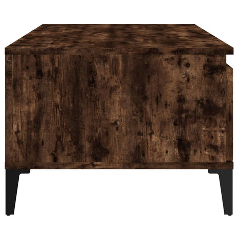 vidaXL Couchtisch Räuchereiche 90x50x36,5 cm Holzwerkstoff