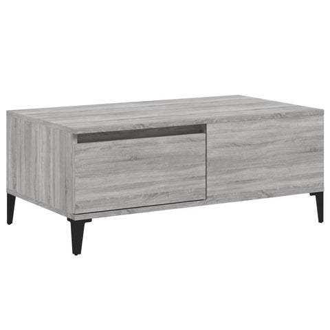 vidaXL Couchtisch Grau Sonoma 90x50x36,5 cm Holzwerkstoff