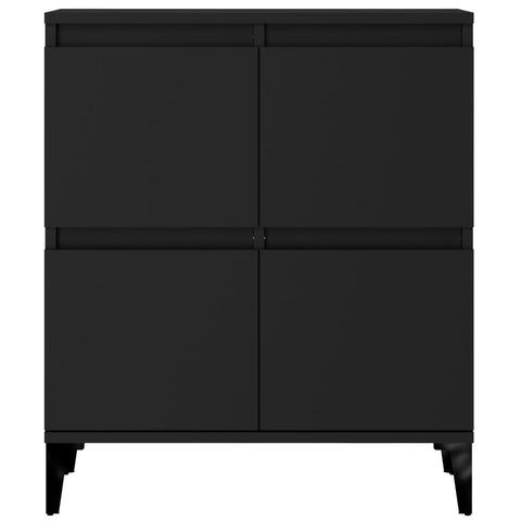 vidaXL Sideboard Schwarz 60x35x70 cm Holzwerkstoff