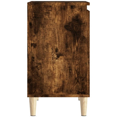 vidaXL Waschbeckenunterschrank Räuchereiche 58x33x60 cm Holzwerkstoff