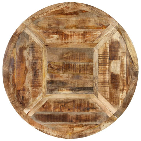 vidaXL Esstisch Ø150x76 cm Massives Raues Mangoholz