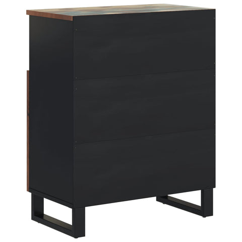 vidaXL Sideboard mit 2 Türen 60x33x75 cm Altholz Massiv