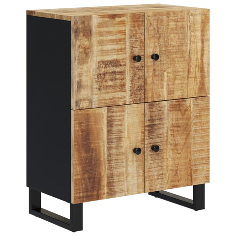 vidaXL Sideboard mit 4 Türen 60x33x75 cm Massivholz Mango