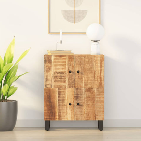 vidaXL Sideboard mit 4 Türen 60x33x75 cm Massivholz Mango