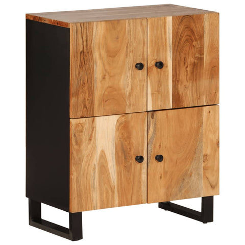 vidaXL Sideboard mit 4 Türen 60x33x75 cm Massivholz Akazie