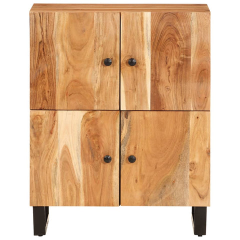 vidaXL Sideboard mit 4 Türen 60x33x75 cm Massivholz Akazie