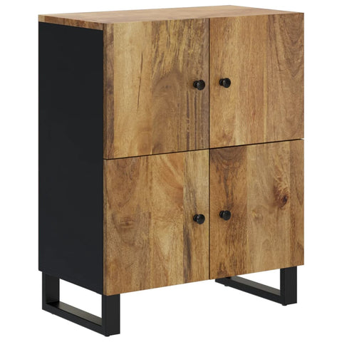 Sideboard mit 4 Türen 60x33x75 cm Massivholz Mango