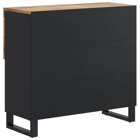 vidaXL Sideboard mit 2 Türen 80x33x75 cm Massivholz Mango