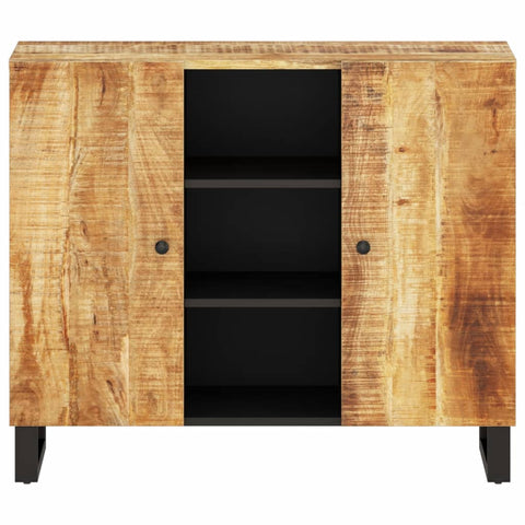 Sideboard mit 2 Türen 90x33x75 cm Massivholz Mango