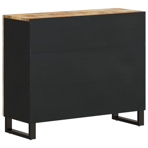 Sideboard mit 2 Türen 90x33x75 cm Massivholz Mango