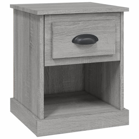 vidaXL Nachttisch Grau Sonoma 39x39x47,5 cm Holzwerkstoff