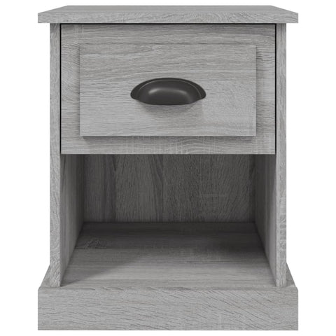 vidaXL Nachttisch Grau Sonoma 39x39x47,5 cm Holzwerkstoff