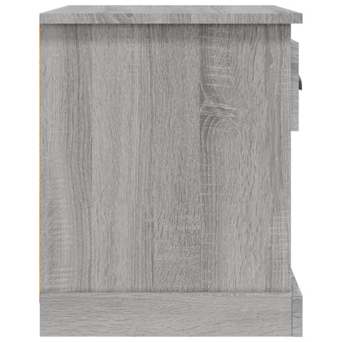 vidaXL Nachttisch Grau Sonoma 39x39x47,5 cm Holzwerkstoff