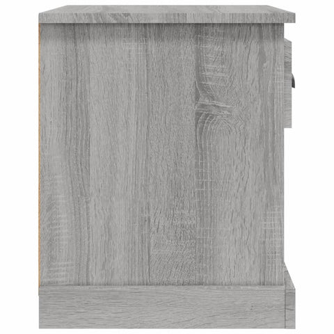 vidaXL Nachttische 2 Stk. Grau Sonoma 39x39x47,5 cm Holzwerkstoff