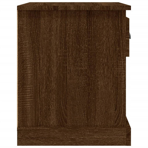 vidaXL Nachttische 2 Stk. Braun Eiche 39x39x47,5 cm Holzwerkstoff