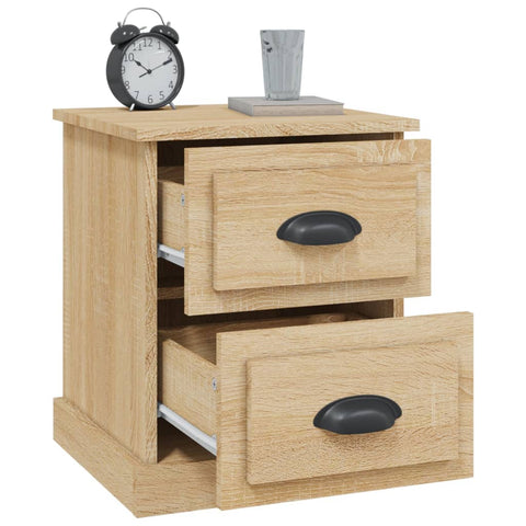 vidaXL Nachttisch Sonoma-Eiche 39x39x47,5 cm Holzwerkstoff