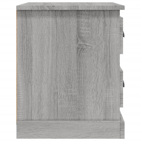 vidaXL Nachttische 2 Stk. Grau Sonoma 39x39x47,5 cm Holzwerkstoff