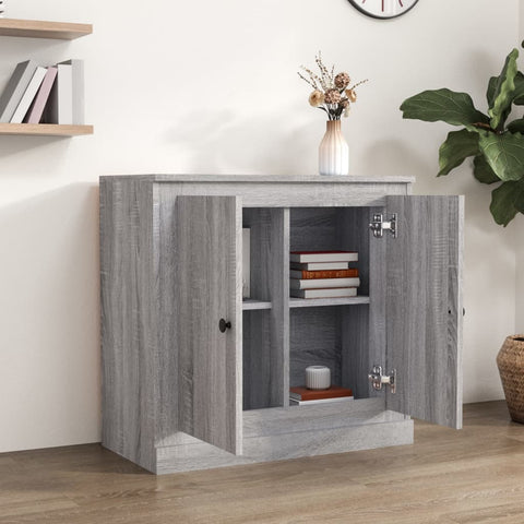 Sideboard Grau Sonoma 70x35,5x67,5 cm Holzwerkstoff