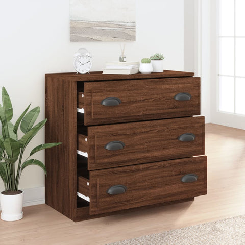 vidaXL Sideboard Braun Eichen-Optik 70x35,5x67,5 cm Holzwerkstoff