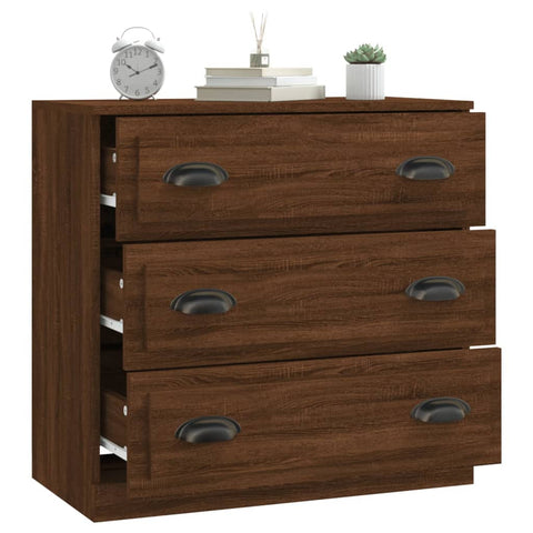 vidaXL Sideboard Braun Eichen-Optik 70x35,5x67,5 cm Holzwerkstoff