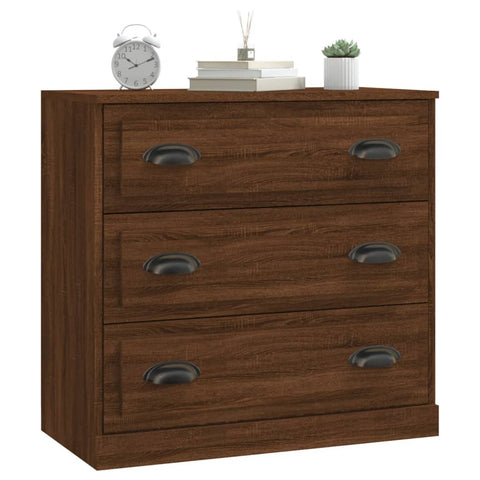 vidaXL Sideboard Braun Eichen-Optik 70x35,5x67,5 cm Holzwerkstoff