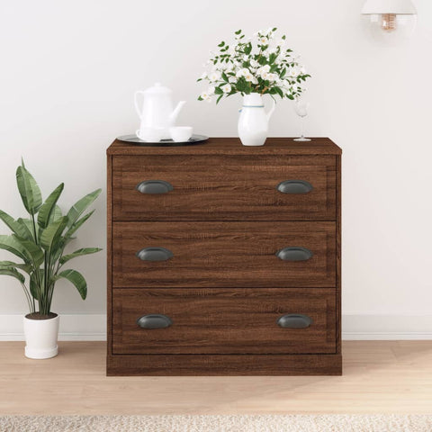 vidaXL Sideboard Braun Eichen-Optik 70x35,5x67,5 cm Holzwerkstoff