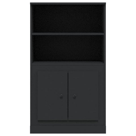 Highboard Schwarz 60x35,5x103,5 cm Holzwerkstoff