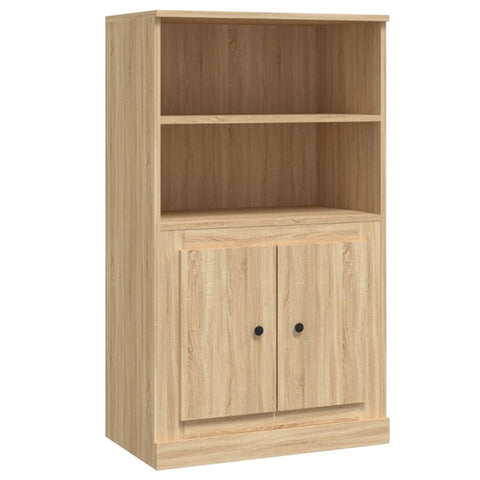 Highboard Sonoma-Eiche 60x35,5x103,5 cm Holzwerkstoff