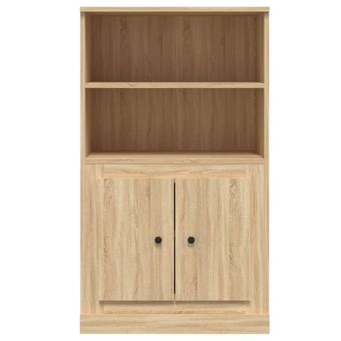 Highboard Sonoma-Eiche 60x35,5x103,5 cm Holzwerkstoff