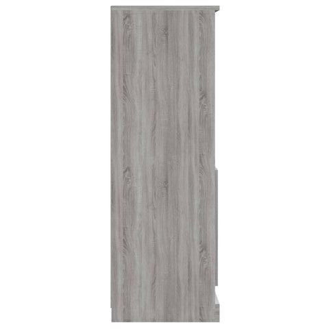 Highboard Grau Sonoma 60x35,5x103,5 cm Holzwerkstoff