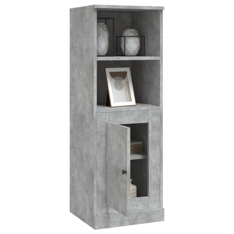 Highboard Betongrau 36x35,5x103,5 cm Holzwerkstoff