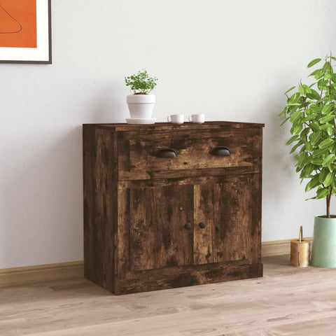 vidaXL Sideboard Räuchereiche 70x35,5x67,5 cm Holzwerkstoff