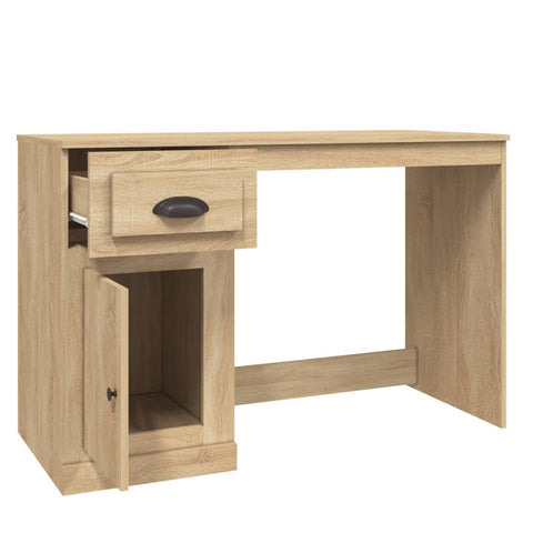 Schreibtisch mit Schublade Sonoma-Eiche 115x50x75 cm