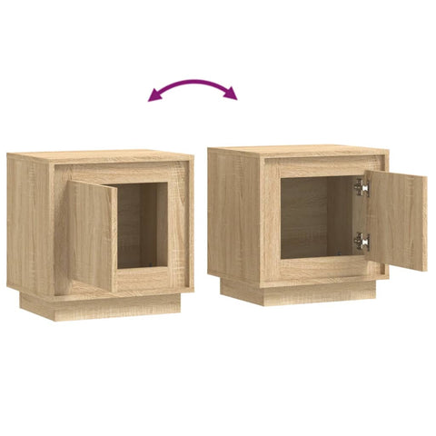 vidaXL Nachttisch Sonoma-Eiche 44x35x45 cm Holzwerkstoff