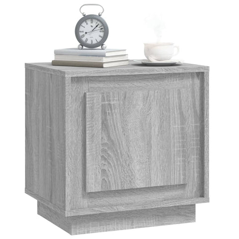 vidaXL Nachttische 2 Stk. Grau Sonoma 44x35x45 cm Holzwerkstoff