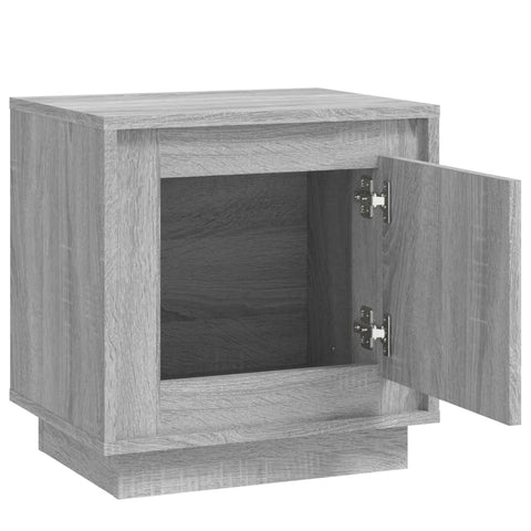 vidaXL Nachttische 2 Stk. Grau Sonoma 44x35x45 cm Holzwerkstoff