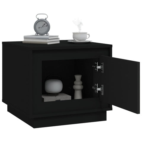 vidaXL Couchtisch Schwarz 51x50x44 cm Holzwerkstoff