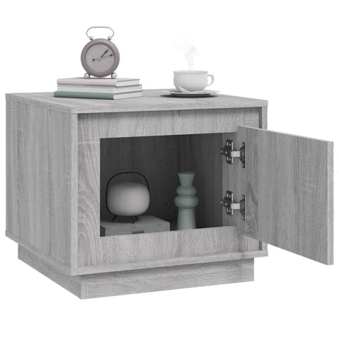 vidaXL Couchtisch Grau Sonoma 51x50x44 cm Holzwerkstoff