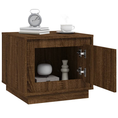 vidaXL Couchtisch Braun Eichen-Optik 51x50x44 cm Holzwerkstoff