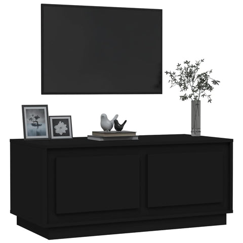 vidaXL Couchtisch Schwarz 102x50x44 cm Holzwerkstoff