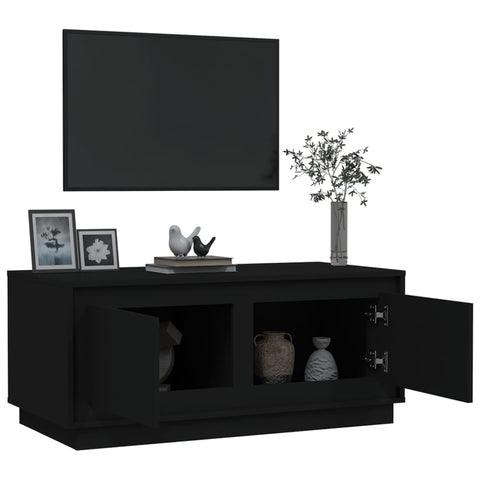 vidaXL Couchtisch Schwarz 102x50x44 cm Holzwerkstoff