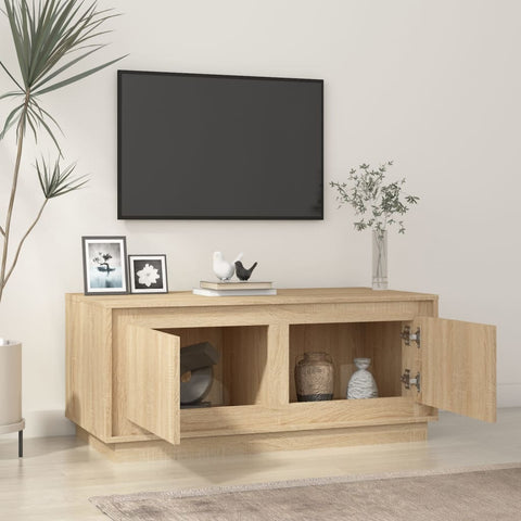 vidaXL Couchtisch Sonoma-Eiche 102x50x44 cm Holzwerkstoff