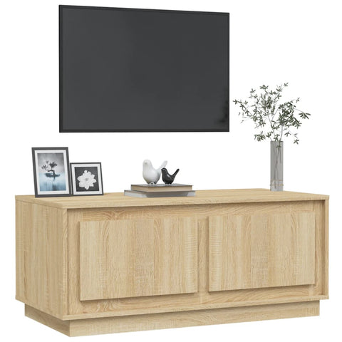 vidaXL Couchtisch Sonoma-Eiche 102x50x44 cm Holzwerkstoff