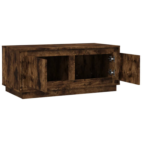 vidaXL Couchtisch Räuchereiche 102x50x44 cm Holzwerkstoff