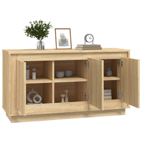 vidaXL Sideboard Sonoma-Eiche 102x35x55 cm Holzwerkstoff