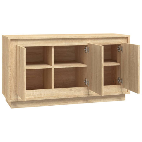 vidaXL Sideboard Sonoma-Eiche 102x35x55 cm Holzwerkstoff