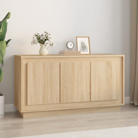 vidaXL Sideboard Sonoma-Eiche 102x35x55 cm Holzwerkstoff