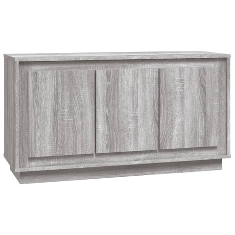 Sideboard Grau Sonoma 102x35x55 cm Holzwerkstoff