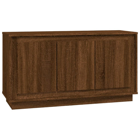 Sideboard Braun Eichen-Optik 102x35x55 cm Holzwerkstoff